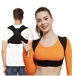 Caretras Posture Corrector Adjustable Upper Support Back Shoulder Brace Adult LG